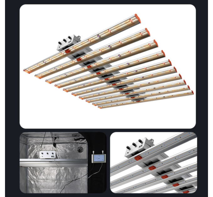 SunDro S1000 Dimmable Samsung Lm301H Osram 660nm Red, Osram 730nm IR, 395nm UV Full Spectrum