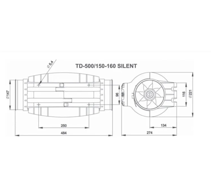 TD 500/160 SILENT Soler