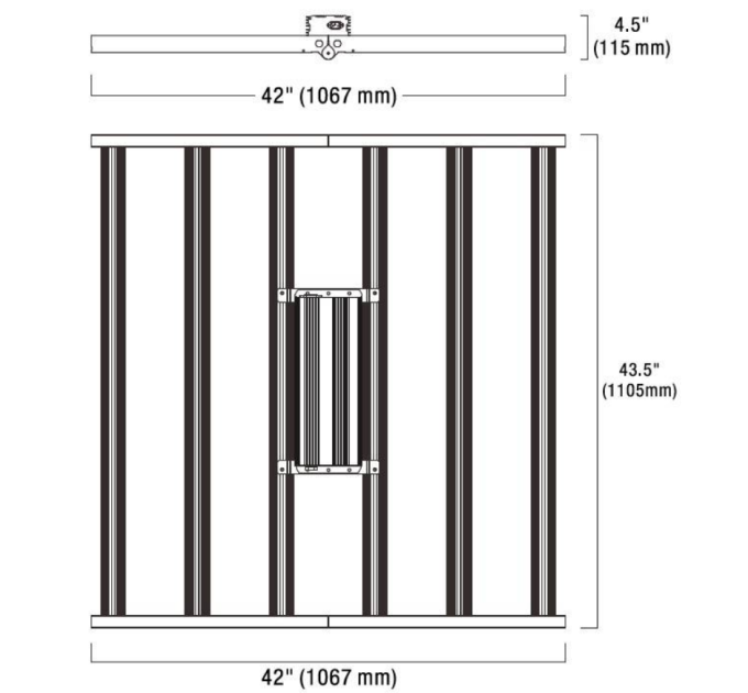 LED лампа Sun Spirit Model E 720W 6 Bars 220V