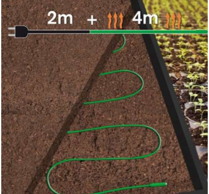 Нагрівальний кабель Neptune 4м 30Вт