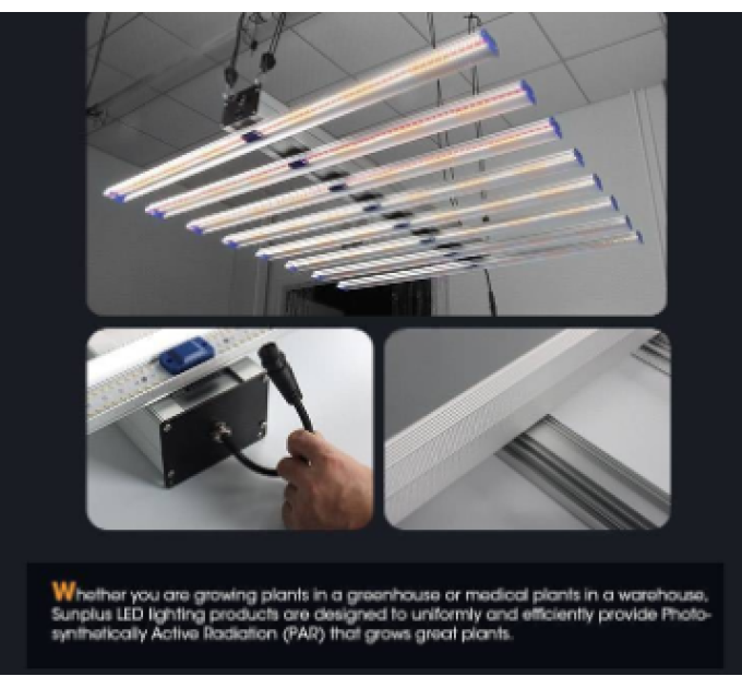 LED лампа Wingrouw Win 1000 Eco Full spectrum with UV&IR Dimming