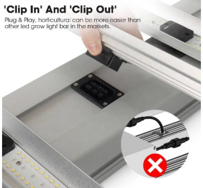 LED лампа Wingrouw Win 1000 Full spectrum with UV&IR Dimming