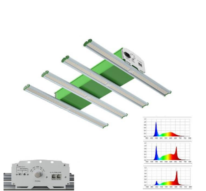 LED лампа Sun Spirit Model X 250W 4 Bars Pro Version (ручной димминг)