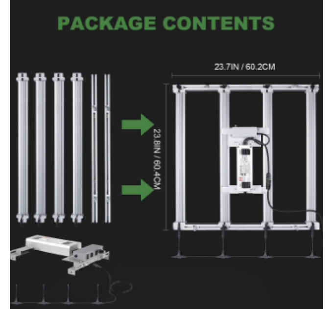 LED лампа Mars Hydro FC-E3000 Led Grow Light Full Spectrum 300W