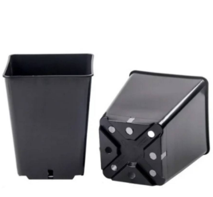 Горшок квадратный для рассады 16х16х16см, 3 л.