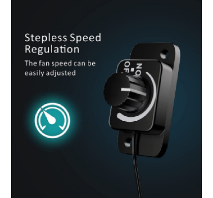 Канальний вентилятор із контролером швидкості Quiet Inline Duct Fan 1410 m³ 200мм