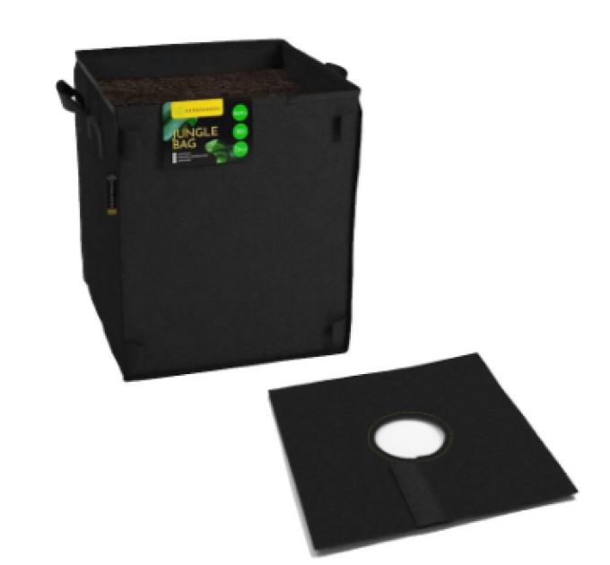 Горшок тканевый + крышка Jungle Bag Square 30L h34cm