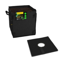 Горщик тканинний + кришка Jungle Bag Square 14L 24x24x h25cm