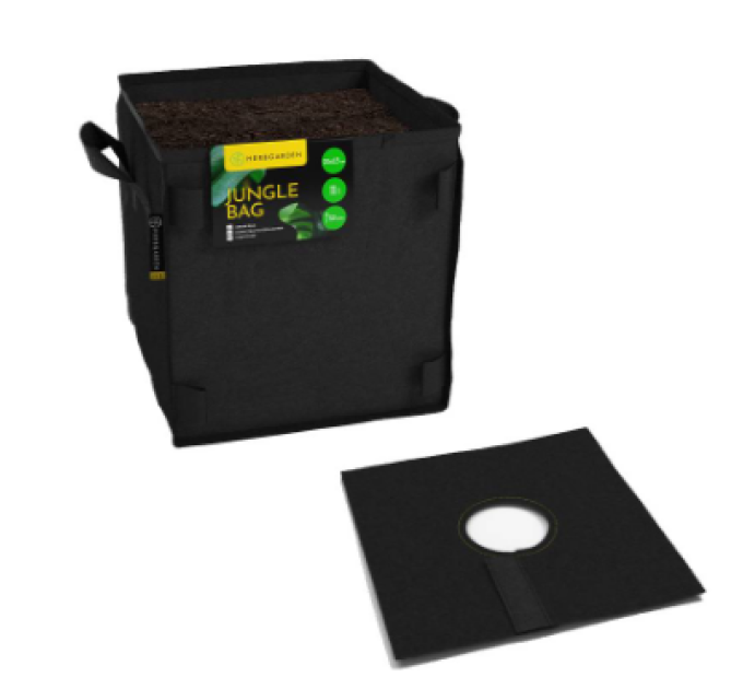 Горшок тканевый + крышка Jungle Bag Square 11L 23x23x23cm
