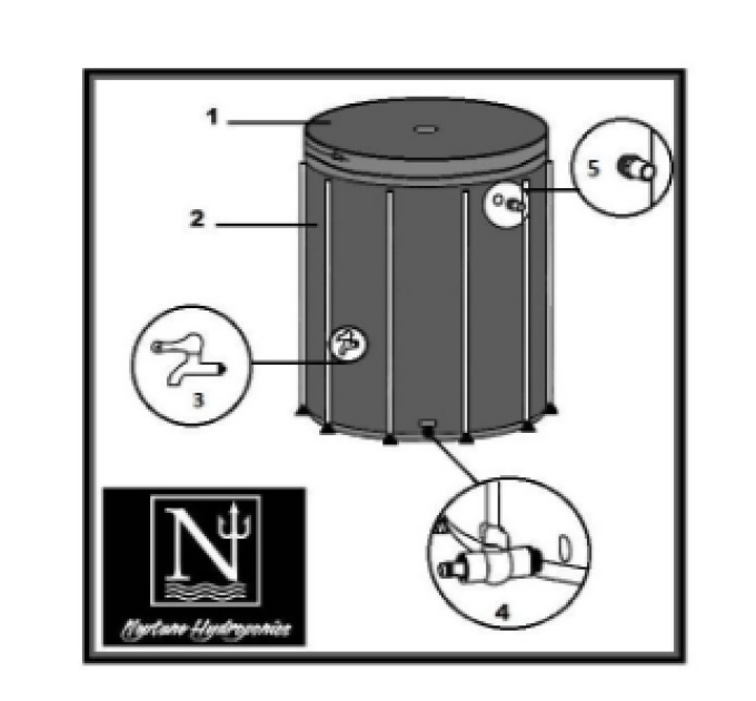 Бак для води Neptune flexible tank (Бак для води Neptune flexible tank 100L)