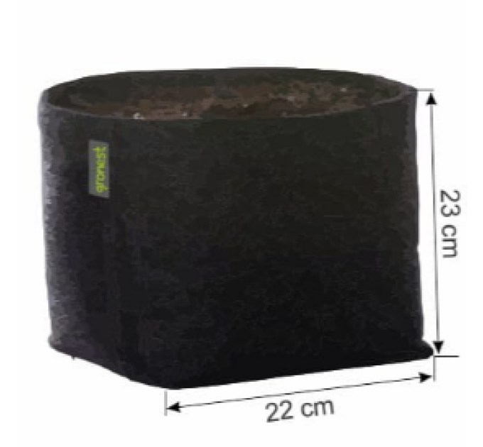 Горщик тканинний Gronest 11л 22х22х23