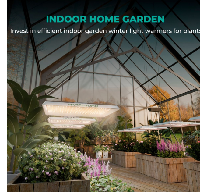 Світлодіодна лампа Mars Hydro TS 600 Essential 100 Вт для вирощування рослин для початківців