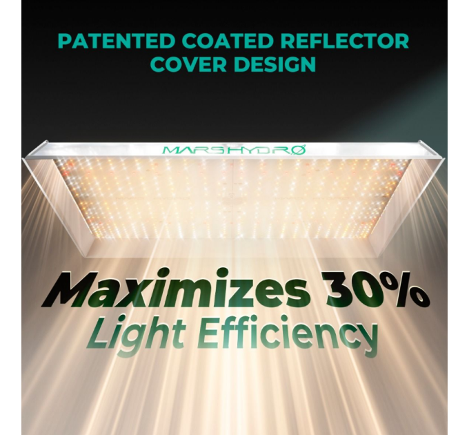 Світлодіодна лампа Mars Hydro TSW 2000 Full Spectrum Dimmable 300 Вт