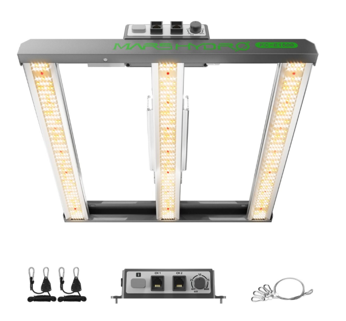 Світлодіодна лампа Mars Hydro Smart Dimmable FC-E1500 Bridgelux 150W + повний спектр для палатки 70 x 70 см