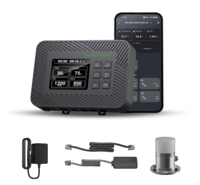 Mars Hydro Controller 43 Smart Environmental Control System Monitor Temperature Humidity CO2 PPFD