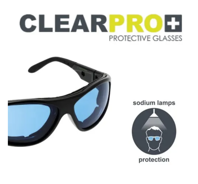Захисні окуляри для ламп HPS / CFL CLEARPRO