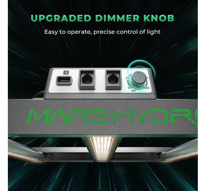 Світлодіодний світильник для вирощування Mars Hydro Smart Dimmable FC-E4800 Bridgelux 480W + повний спектр для великих площ