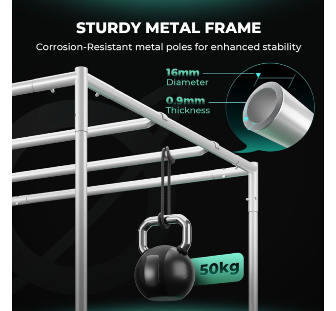 Гідропонний намет для вирощування -80x80x160 см
