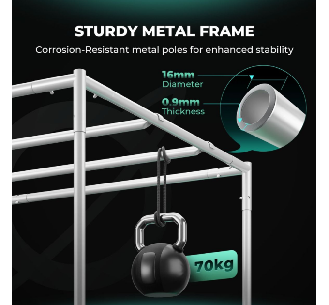 Гідропонний намет для вирощування -150x150x200 см