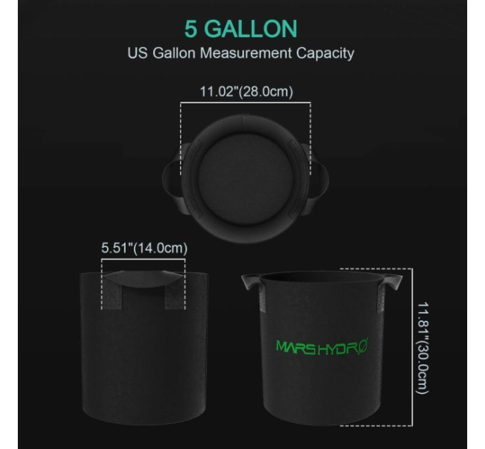 Комплект вентиляторів Mars Hydro 15см з inline-корпусом та контролером швидкості