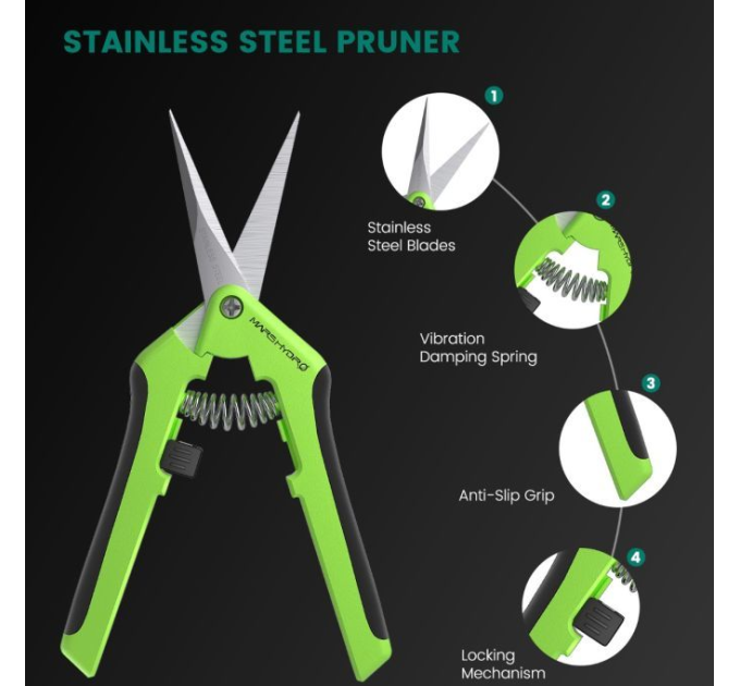 Комплект вентиляторів Mars Hydro 15см з inline-корпусом та контролером швидкості