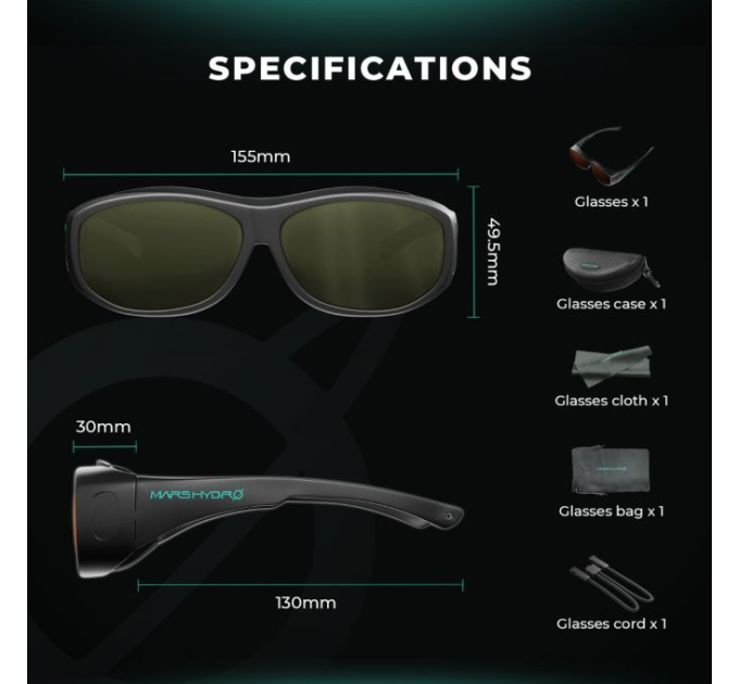 Комплект вентиляторів Mars Hydro 15см з inline-корпусом та контролером швидкості