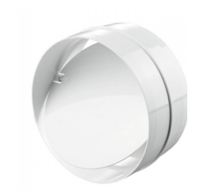 З'єднувач круглих каналів зі зворотним клапаном Вентс 125 мм