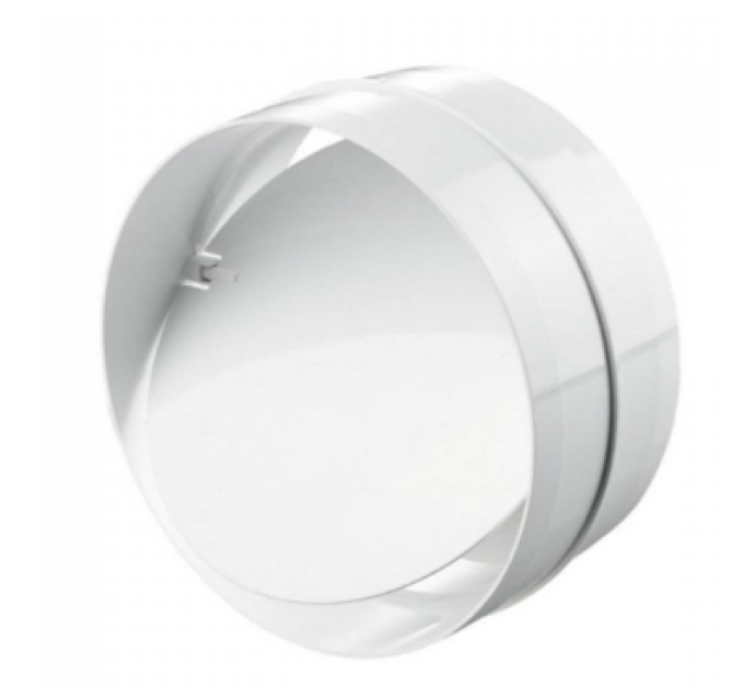 З'єднувач круглих каналів зі зворотним клапаном Вентс 100 мм