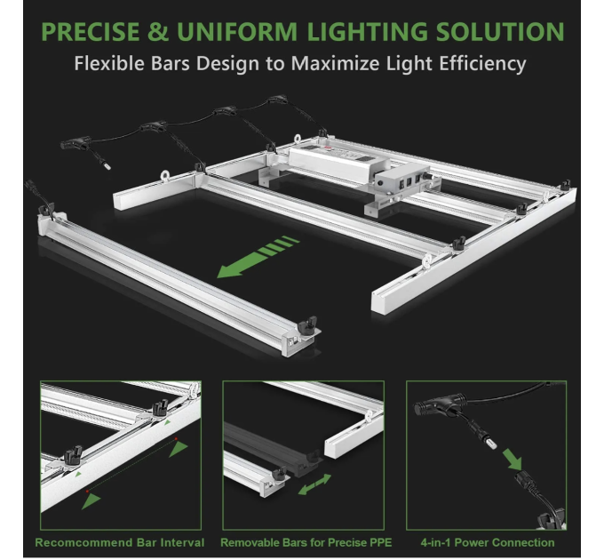 LED лампа Mars Hydro FC 3000 Led Grow Light Full Spectrum S300W