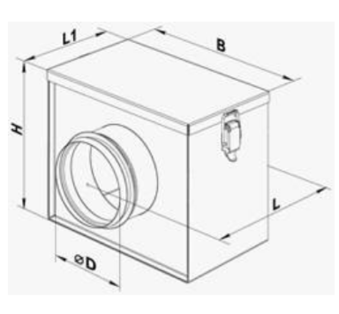 Воздушный кассетный фильтр Vents ФБ 125