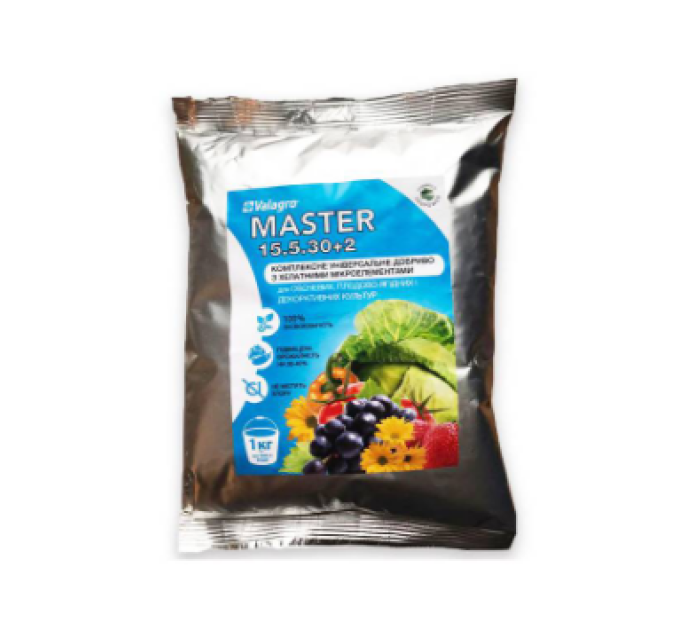 Мінеральне добриво Valagro Master 15.5.30+2 фасування Growpro (1kg)