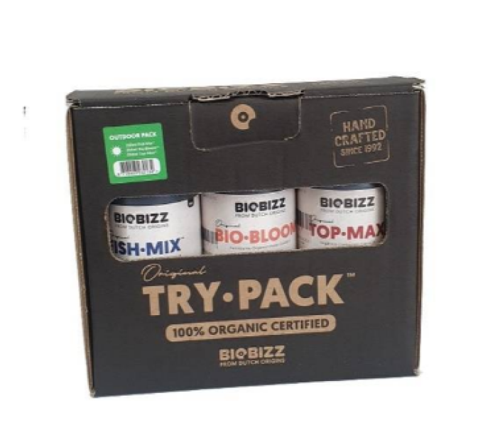 Комплект удобрений BIOBIZZ Try·pack: Outdoor·Pack (органика)