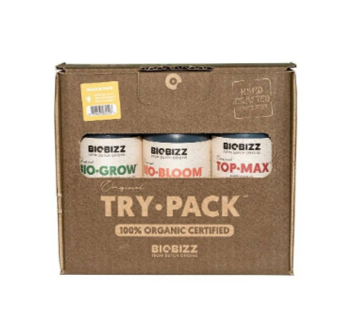 Комплект удобрений BIOBIZZ Try·pack: Indoor·Pack (органика)
