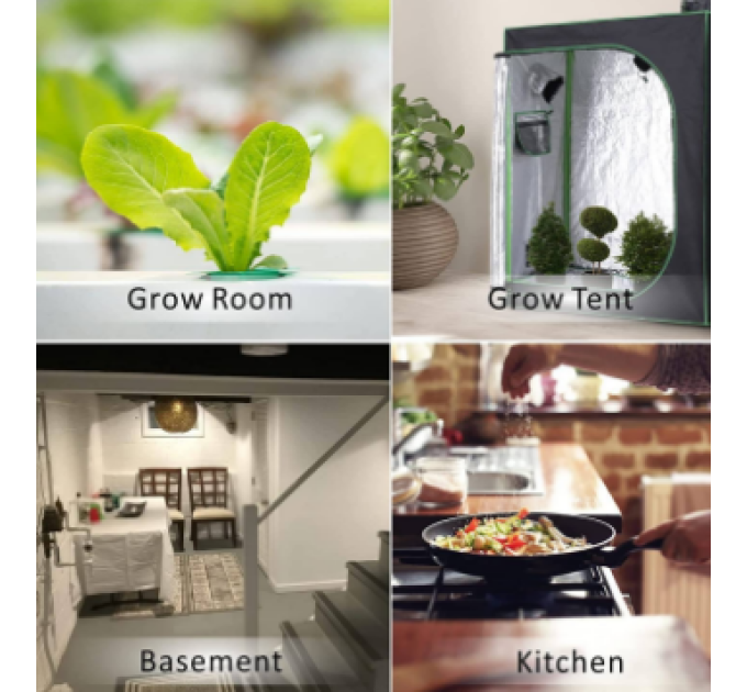 Канальный вентилятор с контроллером скорости Quiet Inline Duct Fan 350 m³ 100мм