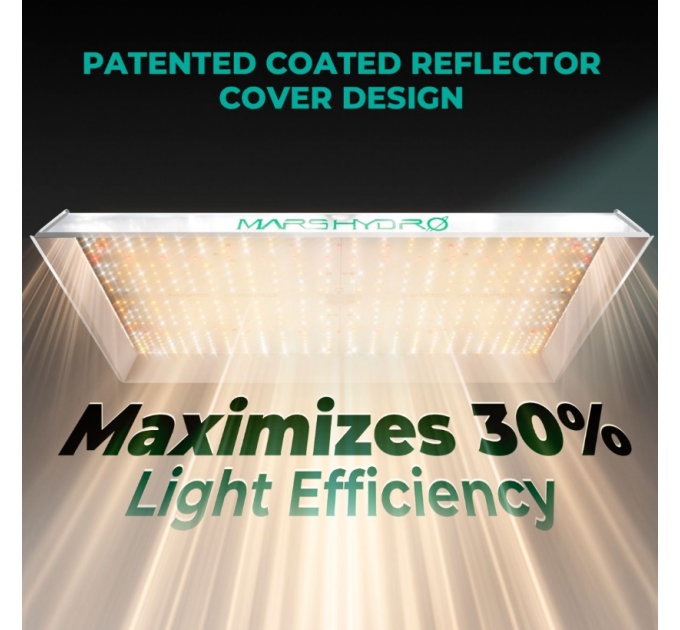 Світлодіодна лампа Mars Hydro TSW 2000 Full Spectrum Dimmable 300 Вт