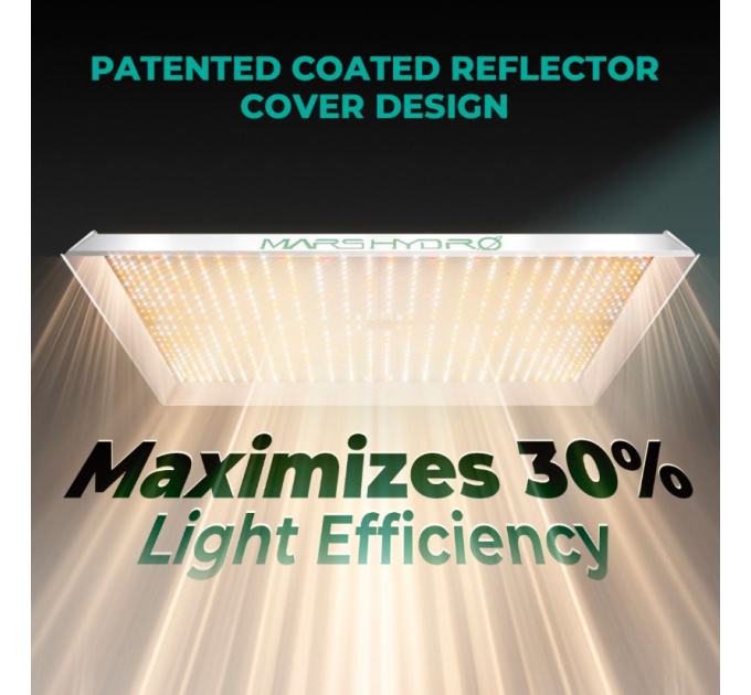 Світлодіодна лампа Mars Hydro TS 3000 Full Spectrum 450 Вт + повний спектр для досвідчених гроверів
