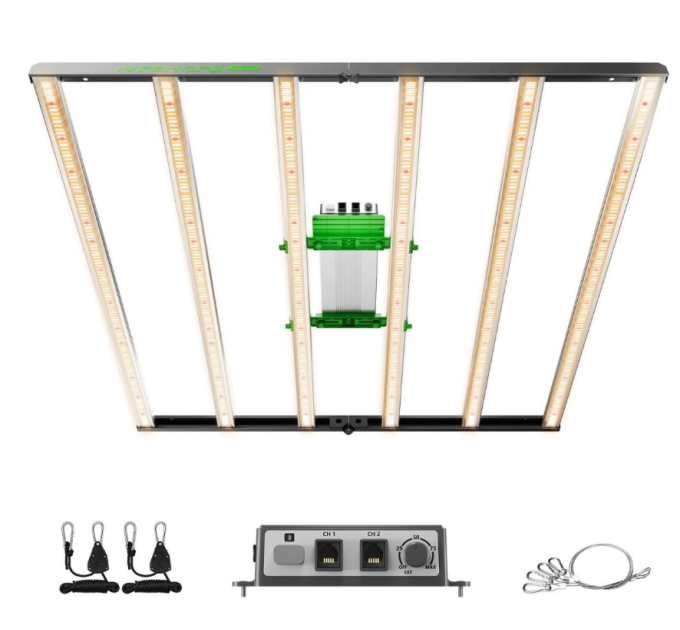Світлодіодний світильник для вирощування Mars Hydro Smart Dimmable FC-E6500 BridgeLux 730W + повний спектр для комерційного гровінгу