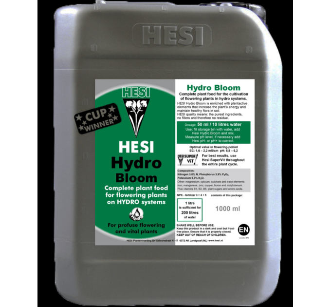 Мінеральне добриво HESI Hydro Bloom (5L)