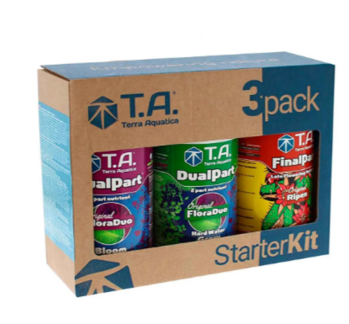 Комплект добрив Terra Aquatica (GHE) Tripack FloraDuo HW