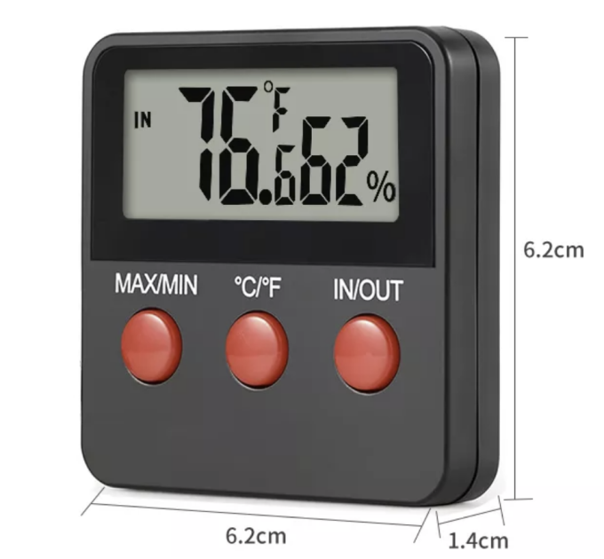 Гигрометр, термометр с выносным датчиком температуры и влажности Weather station 2