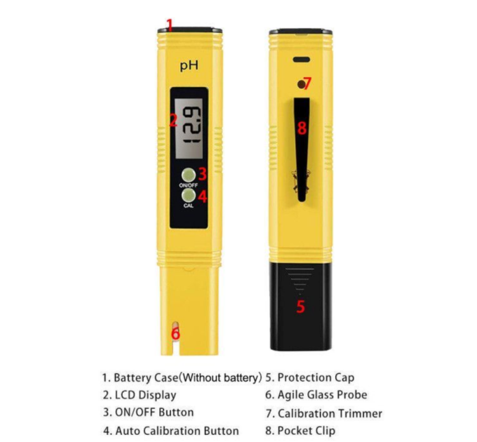 Digital pH metre з калібруванням