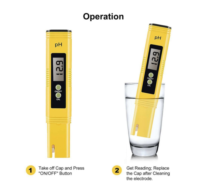 Digital pH metre з калібруванням