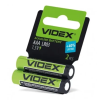 Батарейка Videx ААА Лужна 1.5V LR03