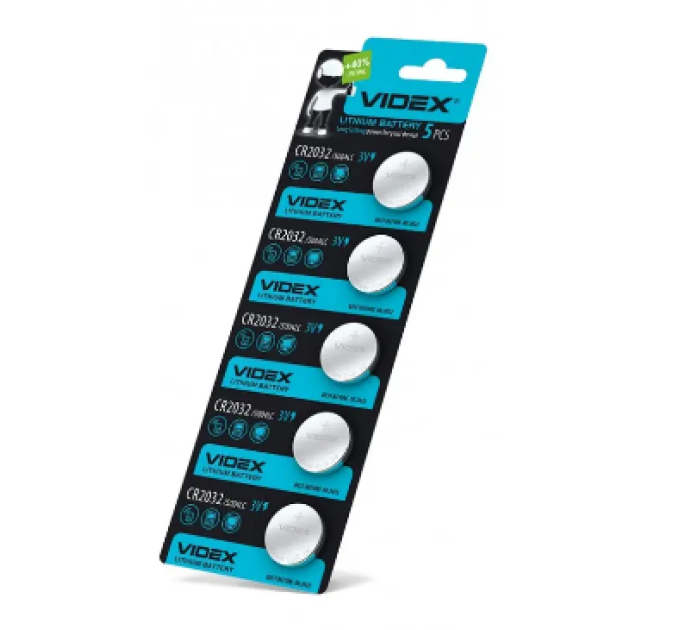 Батарейка Videx CR2032 Lithium 3V