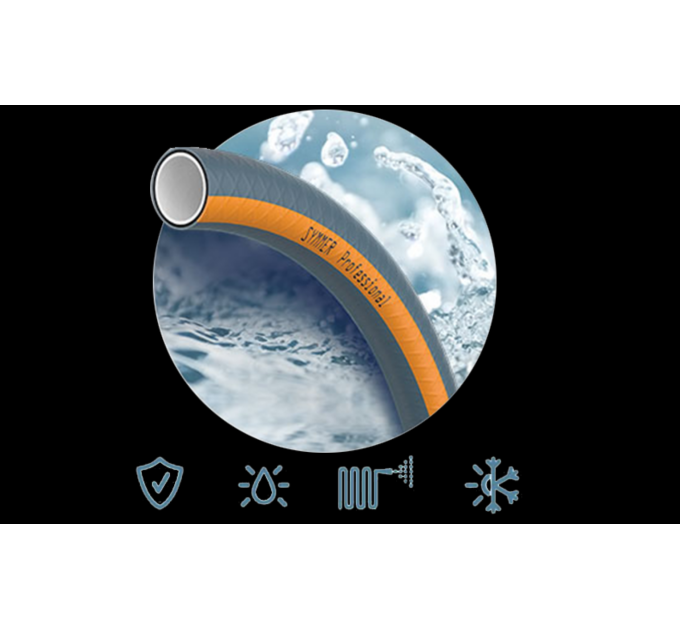 Cадовый шланг для полива SYMMER GARDEN "Professional" 3/4" 1м