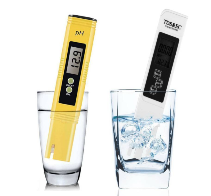 Набір Digital pH metre c калібруванням + Солемір TDS&EC (hold)
