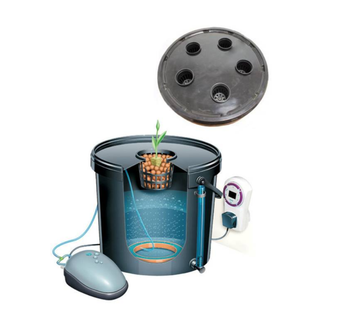 Гідропонна система DWC 5pots 5,5 см