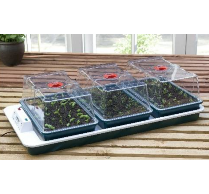 Міні парник чорний преміум Garland 37,5x23x18