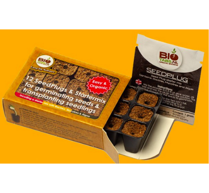 Набір для пророщування насіння Biotabs Seedplugs 12 комірок