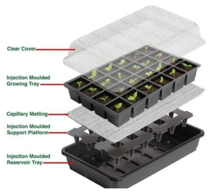Парник із самополивом Garland 24 комірки